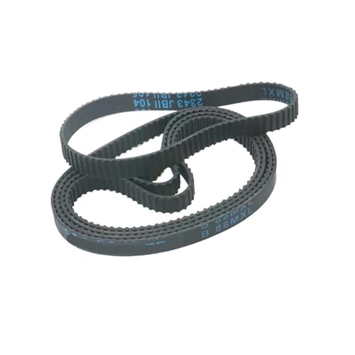 Courroie B428MXL synchrone boucle fermée de 6mm pour transmission crantée