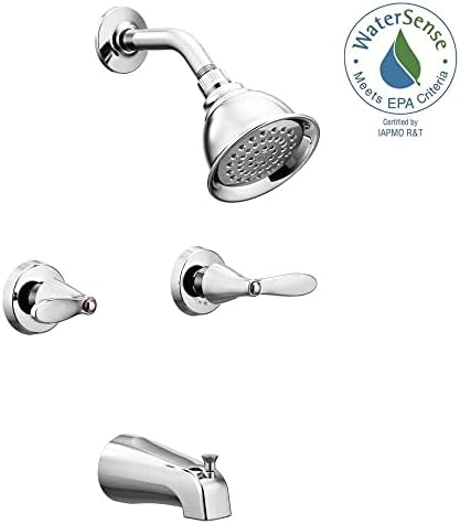Chrome Elegance: Moen 2-Handle Shower Faucet Review
