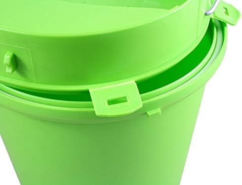 Agrarflora AGERFLORA Poultry Drinking Bucket 5.5 Litres Plastic Chicken Drinking Trough Poultry Drinking Bucket for Poultry, Chickens, Geese and Turkeys