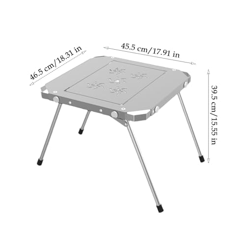Table pliante de camping amovible et multifonctionnelle pour extérieur