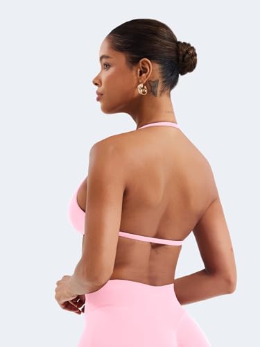 Image of VOYJOY Impact Strappy Bra Sports Bras for Women Basic Workout Gym Yoga Bra