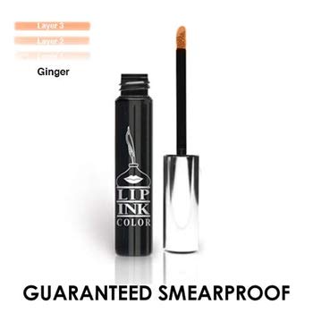 Lip Ink Liquid Lip Color Lipstick - Ginger Terra Cotta | Natural & Organic Makeup for Women International | 100% Organic, Kosher, Vegan