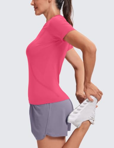 Image of MathCat Seamless Short Sleeve Workout Tops for Women