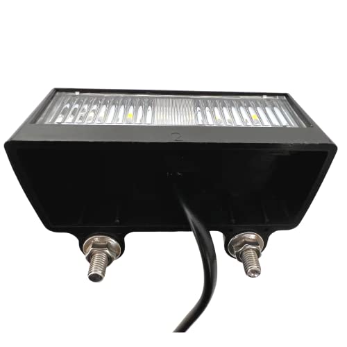 Heavy Duty 3.29"X1.6" Surface-Mount 6 Led Trailer License Plate Lights [Dot/Sae Certified] [Ip67 Waterproof Rated] [Ultra-Durable] Tags For Trailers, Rvs, Trucks & Boats - Black 10V-30V (Qty 1) #TOP1