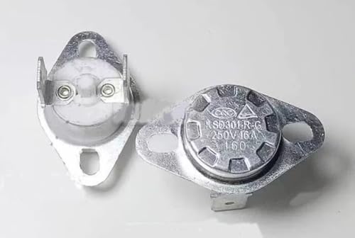 Manual Reset Thermostat KSD301-R-G 250V 16A 160? ?1PC?