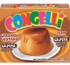 Congelli Flan Caramel Custard 3oz Box (Pack of 12) Choose Flavor Below (Cajeta)