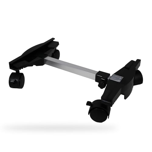 GREENSTAR - Chariot à Roulettes pour Poêle à Pétrole - Réglable de 45 à 60 cm - 4 Roues Pivotantes + Freins de Roues - Charge Max : 25 kg - Facilite le...