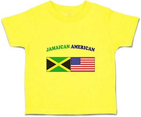 Custom Baby & Toddler T-Shirt Jamaican American Cotton Boy Girl Clothes