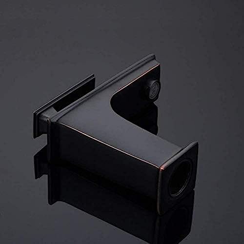 Robinet cascade de cuisine noire mitigeur lavabo salle de bain