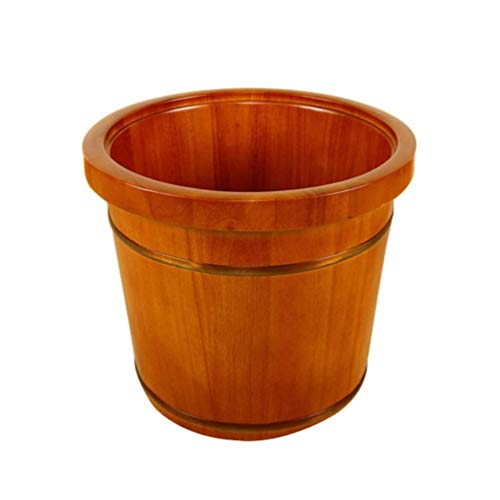 Masajeador de spa para pies de madera maciza grande