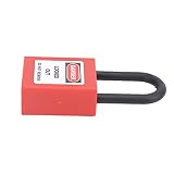 Zamki Lockout Tagout, Kłódki Lock Out Tag Out 1,8 X 1,6 X 0,8 Cala Zestaw Nylonowych Blokad z 2 Kluczami do zastosowań Związanych z Blokadami Elektrycznymi