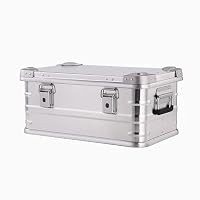 Amazon｜アルミ コンテナボックス 蓋付き 30L/50L/80L 収納ボックス