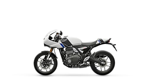 Image of TRIUMPH Thruxton 400 Motorcycle /Bike Pearl Metallic White Booking for Ex-Showroom Price