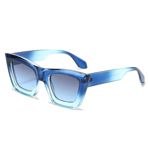 Lunettes œil de chat de luxe bicolores MUTYNE verres UV400 tendance vintage haut de gamme