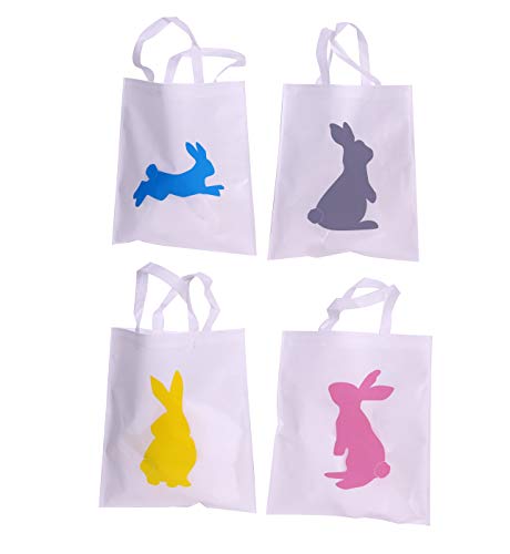 Funiverse Bulk 24 Pack Bunny Tote Bag Assortment 15