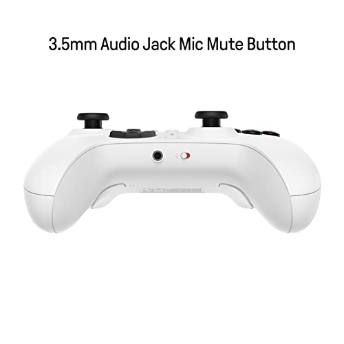 8Bitdo Ultimate Wired Controller for Xbox Series X|S, Xbox One and Windows, Hall Effect Joystick Update, PC Gaming Gamepad with Back Buttons, Trigger Vibration - Officially Licensed (White) by 8Bitdo - Image 2