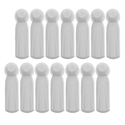 SKISUNO 40 Etiquetas Duras para Ropa y Accesorios, Cierre con Alarma, Color Gris Claro, Reutilizables para Venta Minorista y Tiendas de Moda