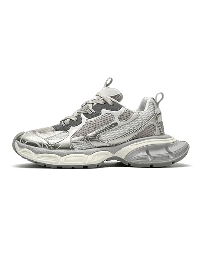 Niepce Inc Streetwear Mid Top Fashion Chunky Sneakers for Men