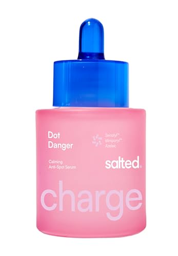salted. Dot Danger | Calming AntiSpot Serum | 30 ml | Reduziert Pickel Rötungen & Unreinheiten sichtbar | Mit Sensityl Miniporyl & AzelainsäureDerivat | Beruhigt klärt & verfeinert das Hautbild