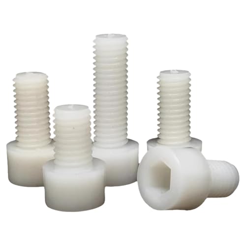 Kit fixation résistant aux produits chimiques avec vis hexagonale M5 nylon - 7