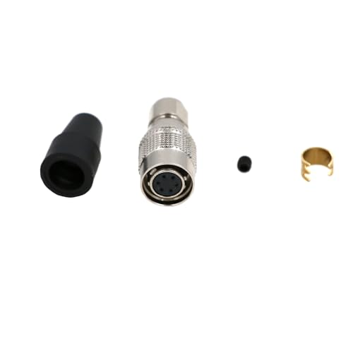 Hirose HR10A conector circular macho/hembra 6 pines miniatura 2