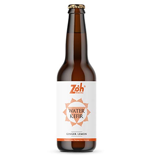 Image of Zoh Probiotics Liquid Kombucha: Variety Pack(330MG,Pack Of 4)Floral,Mint,Turmeric Kombucha,& Ginger Lemon Water Kefir. Only Real Ingredients. No Nature-Identical Flavours. Unfiltered With Mother