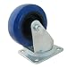Penn Elcom 100mm Heavy Duty Swivel Castor, with Blue Wheel 200kg / 440lb Load Rating