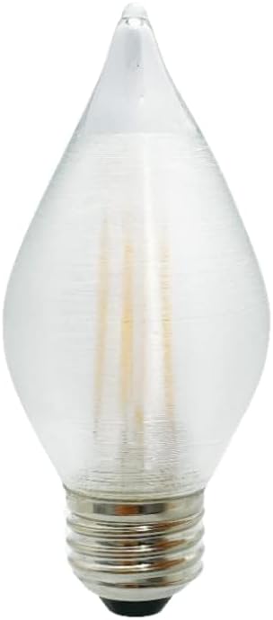 Bulbrite Item 776592 LED Filament Bulb, 2700K, Fully Compatible Dimming, Bulb Type C15, 4 Watts, Bulb Base E26, 350 Lumens, 120V, CRI 90, Warm White Light, Decorative Bulb with E26 Medium Base