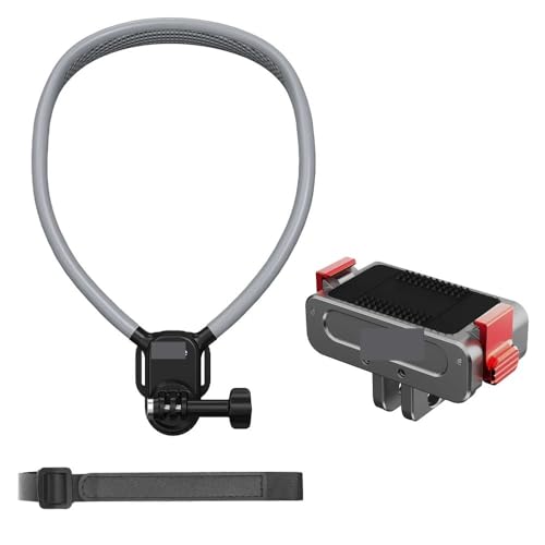 Flymile �l�b�N�}�E���g�z���_�[ DJI Action 5 Pro/Osmo 360/Insta360 Ace Pro 2/Gopro 13 12 �J�����p POV �`�F�X�g�X�g���b�v �������i(For DJI Omso 360)