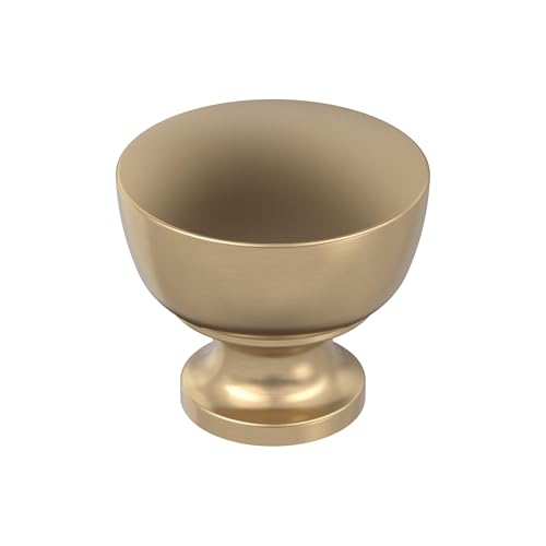 Amerock Chalice 1-1/4 inch (32mm) Diameter Champagne Bronze Cabinet Knob - 25 Pack
