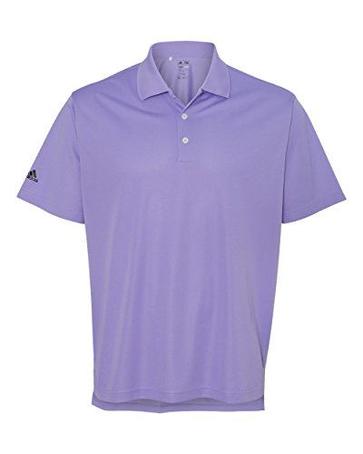 adidas Golf Mens Climalite Basic Short-Sleeve Polo (A130) -LT Flsh PU -S