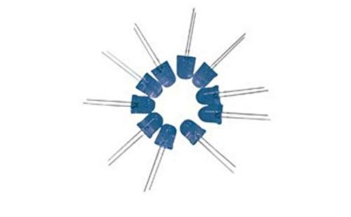 Sintron LED blauw 5 mm ~ 5000 mcd 10 stuks in een pol, glas