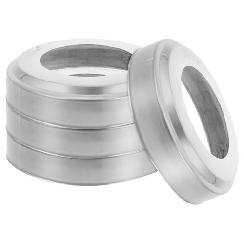 Beaupretty Escudos Juego de 4 Unidades para de 0,5 Mm de Acero Inoxidable 304 Tapas Redondas de 51 Mm Pasamanos de Escalera de Piscina para Barandillas de Piscina y Escaleras Enterradas