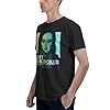 Men's Rock Music T-Shirts Cotton Short Sleeve Tees Cool Shirts for Summer Outdoor Activities Black 3XL #3