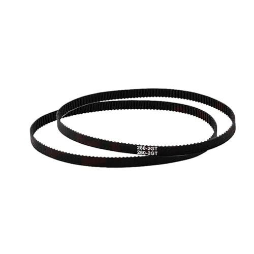 Courroie synchrone 2GT anti décalage pour imprimante 3D en caoutchouc de 10 mm de large 82 mm