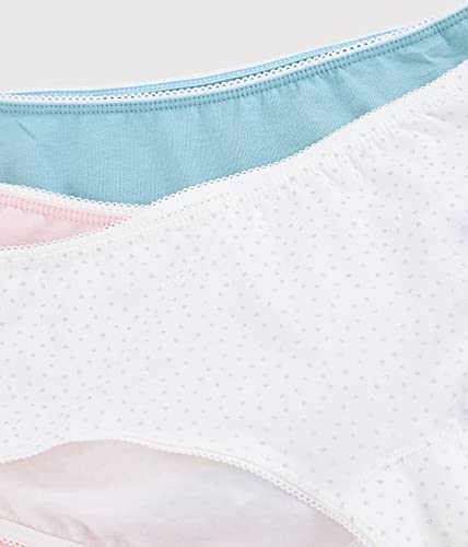 Petit Bateau Girls' Silver Spotty Organic Cotton and Elastane Hipsters - 3-Pack STYLE 59516-17 SIZES 2-183