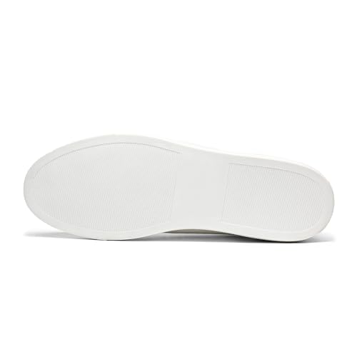 Bruno Marc Bruno Marc Men's Casual Dress Sneakers Slip-on Shoes Fashion Sneakers,Size 10,White,SBFS2412M