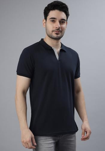 Image of Wear Your Opinion Solid Cotton Rich Polo T Shirt | Collar Tshirts | Half Sleeves | Plain-Regular Fit (Available in Plus Size)