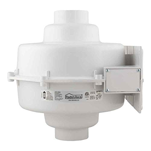 Image of RadonAway 23005-1 GP501 Radon Mitigation Fan, 3 inch