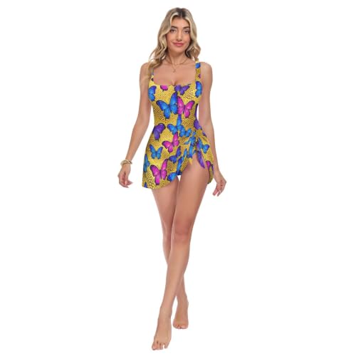 Maillot de bain léopard réglable pour vos vacances d'été à la plage