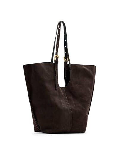 AllSaints Ara Suede East/West Tote miniatura 3