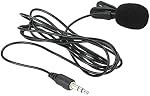 Microphone lavalier 3,5 mm mains libres mini microphone filaire avec clip pour PC, ordinateur portable, tournage vidéo, vidéoconférence, vlogging