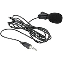 3.5mm Lavalier Microphone Hand-Free Collar Clip Mic for Video Meeting