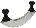 Juvale Stainless Steel Mezzaluna Chopper, Double Blade Carving Knife (10 Inches)