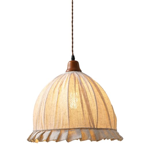 Lustre en coton style bohème pour illuminer votre table de restaurant ou B&B