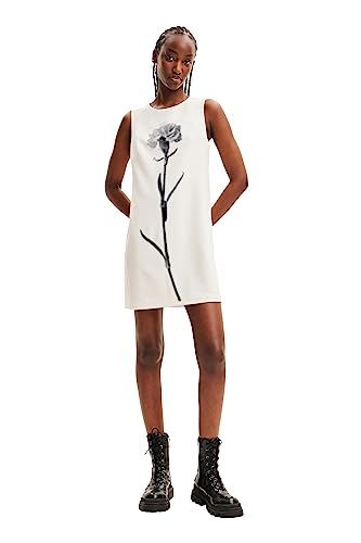 Desigual Vest_Shasta Dress, White, XL Women's