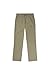 French Toast Big Boys' Straight Leg Twill Pant, Khaki, 10