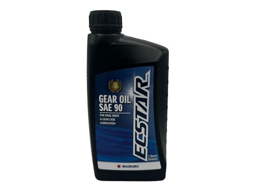 Cyclemax Two Pack compatible with Suzuki Ecstar Gear Oil SAE 90 990A0-01E81-01Q-2PACK Contains Two Ecstar Gear Oil SAE 90 and a Funnel