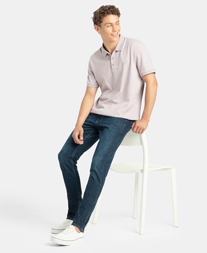 Image of Jockey 3911 Men Super Combed Cotton Rich Solid Half Sleeve Polo T-Shirt (Prints May Vary)