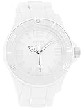 Oozoo Herren-Armbanduhr XL Analog Silikon C4341 total White